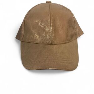 Steve Madden Metallic Gold Cap